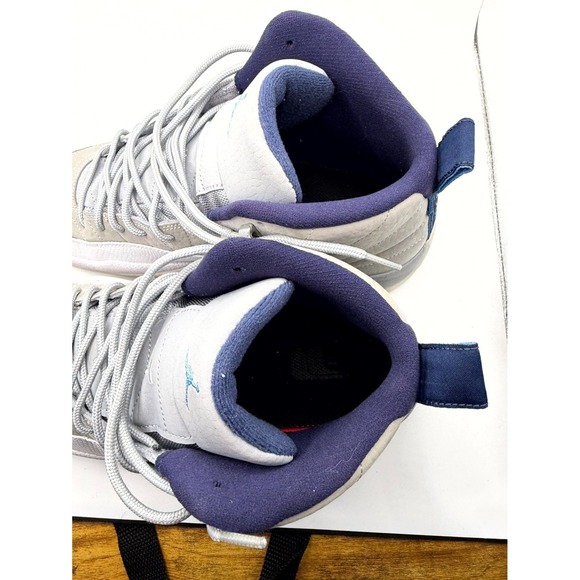 Air Jordan 12 Retro 130690-007 Men\'s 11 Basketball Shoes Gray White Blue Sneaker main image 7